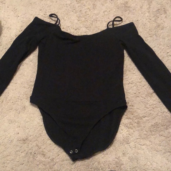 Express Tops Express Black Bodysuit Poshmark